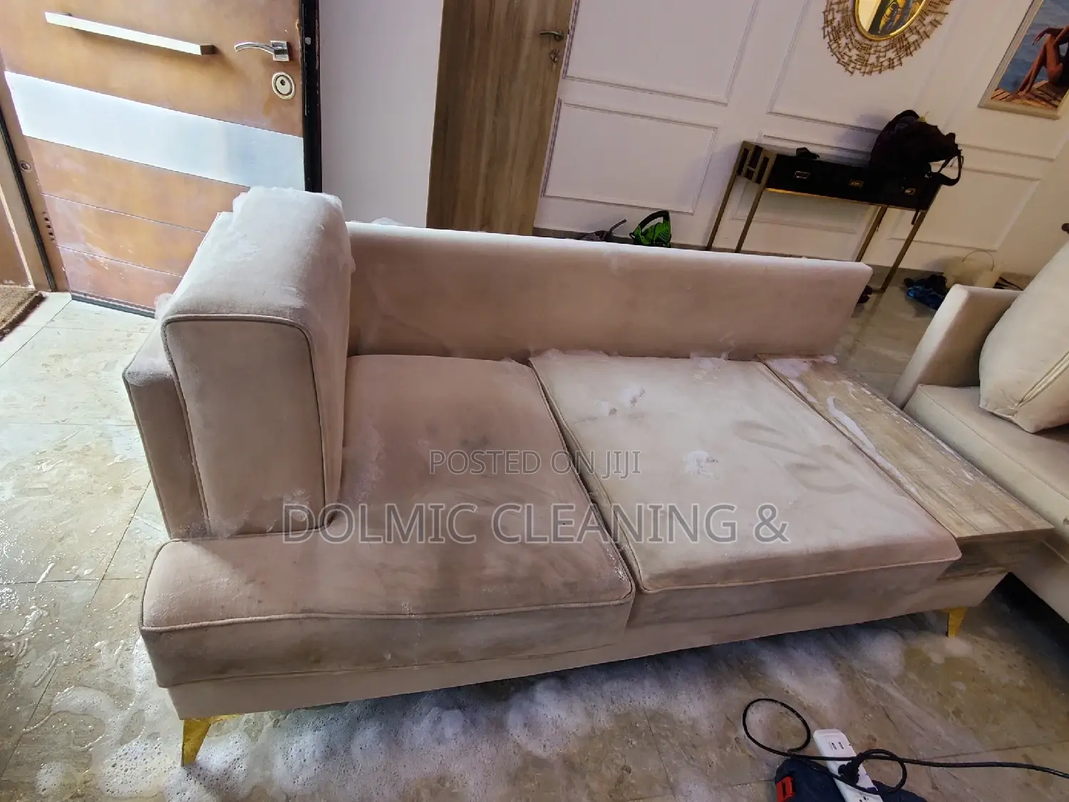 Couch Cleaning and Revamping