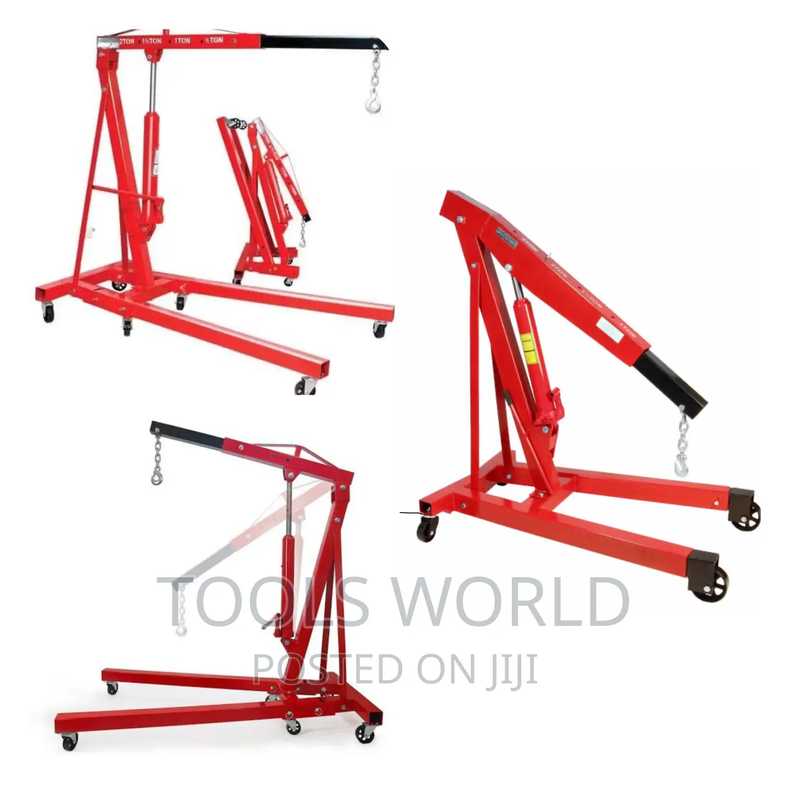 Engine Hoist, 2 Ton (4000lbs) Heavy Duty Folding Hydraulic