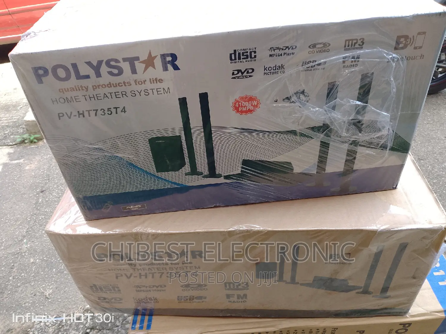 Polyester Home Theater System With Loud and Clear Bass