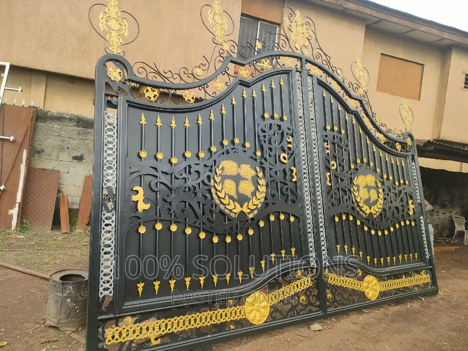 Standard Royal Black/Gold Gate for Sale