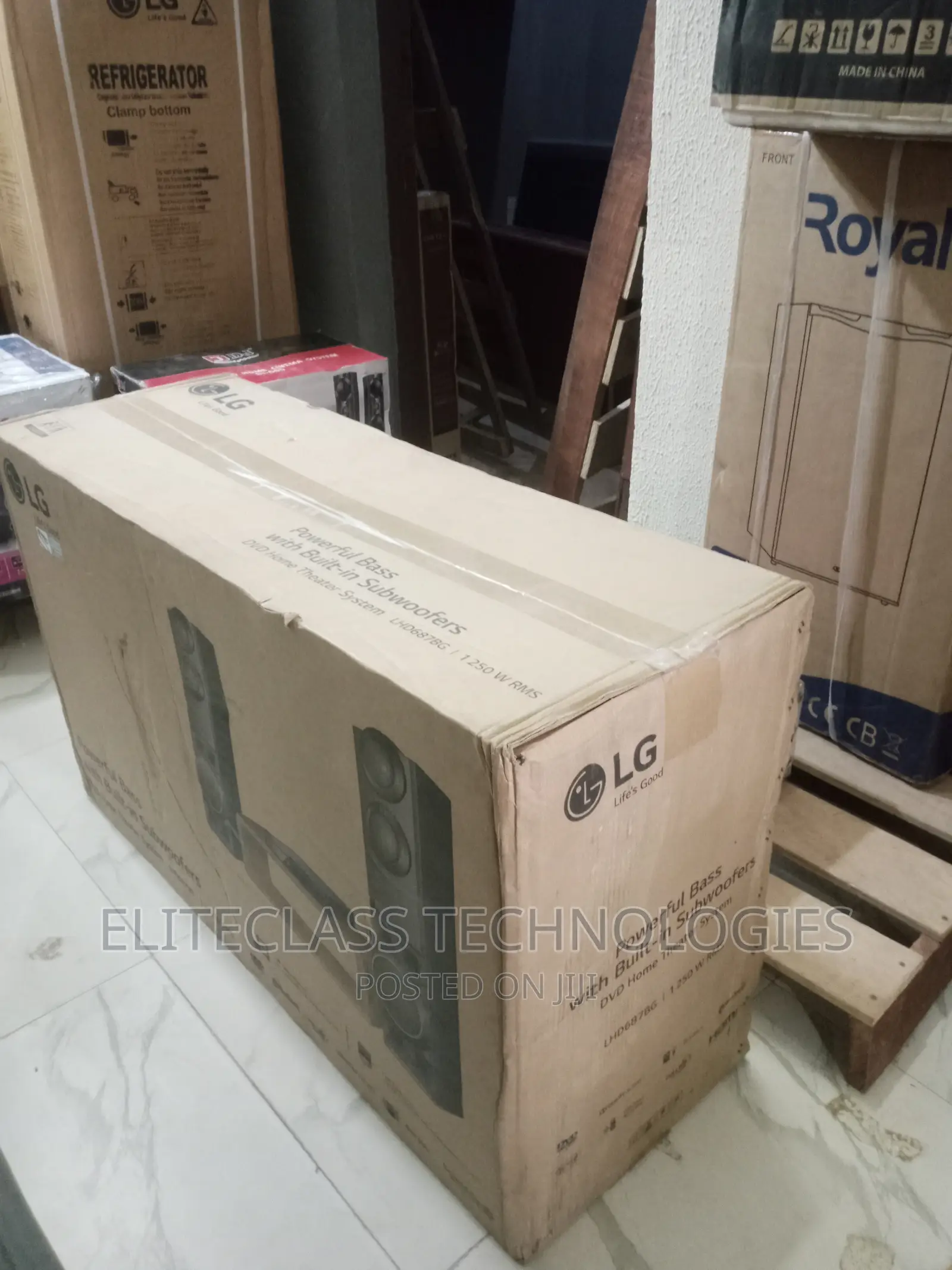 Brand New LG DVD Home Theater System LHD687BG 1250 Watts
