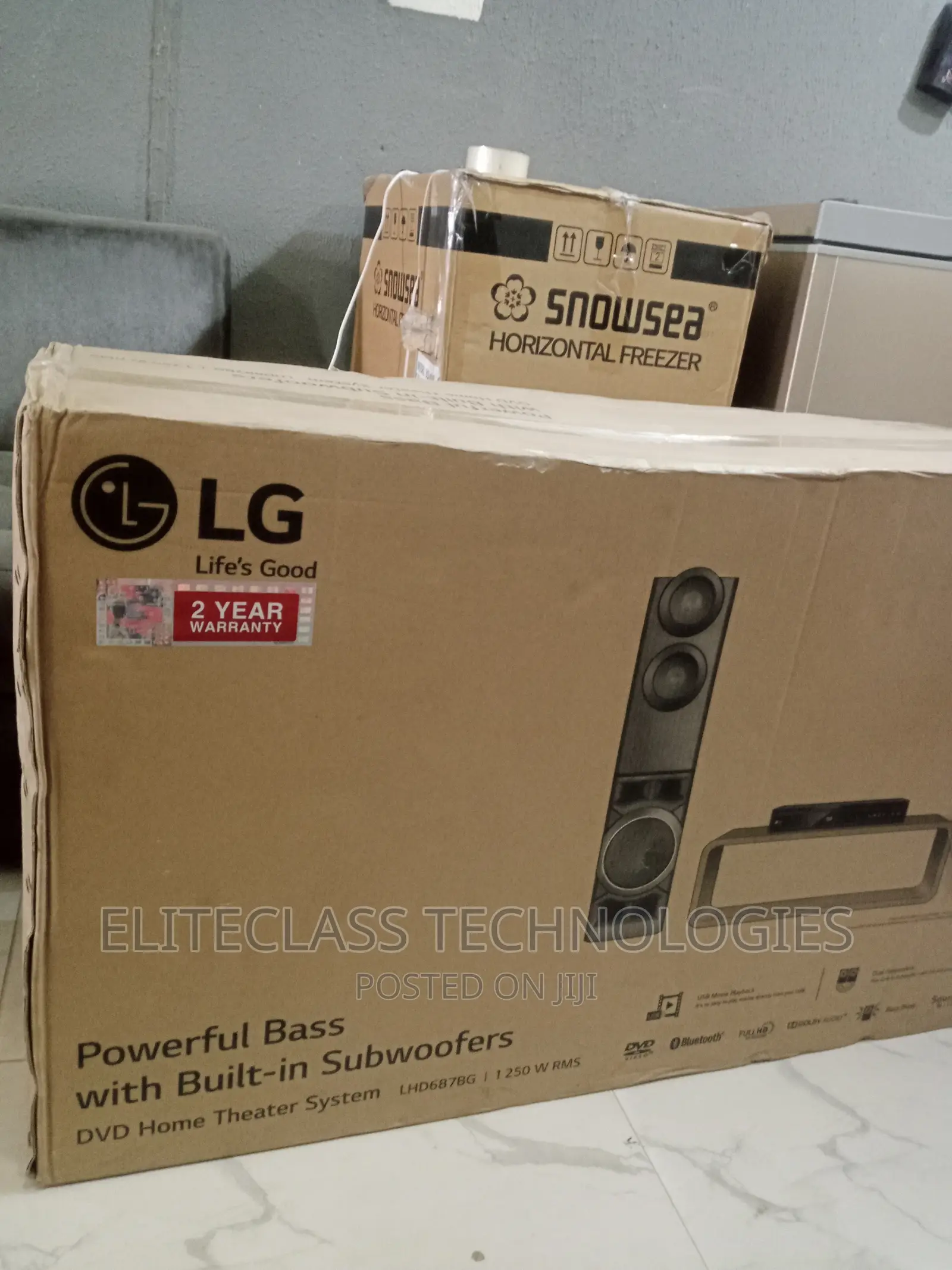 New Durable LG DVD Home Theater System (LHD687BG)