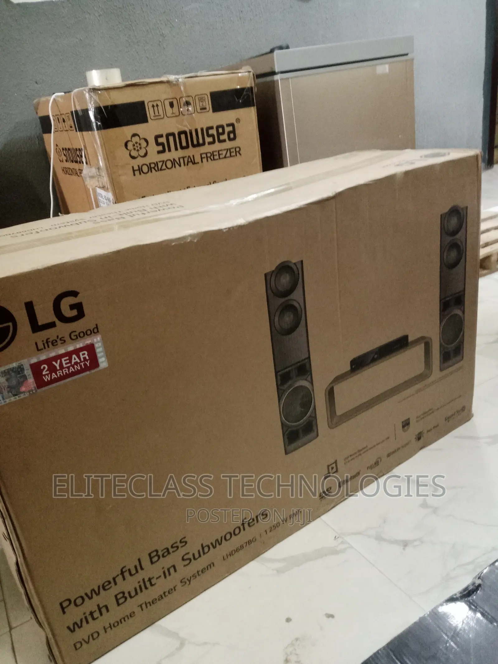 Quality Durable LG DVD Home Theater System LHD687BG