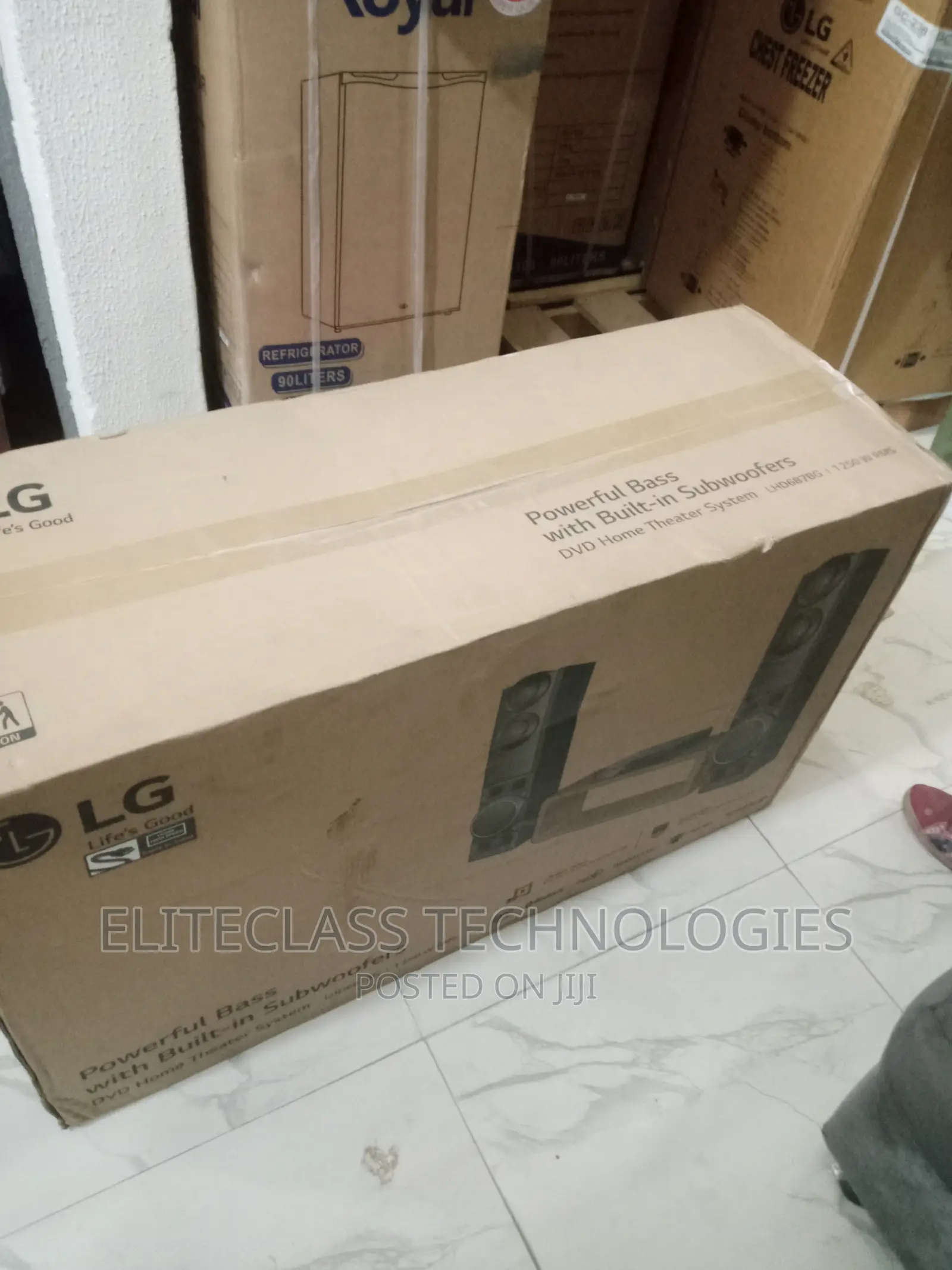 Quality Durable-Lg DVD Home Theater System (LHD687BG)
