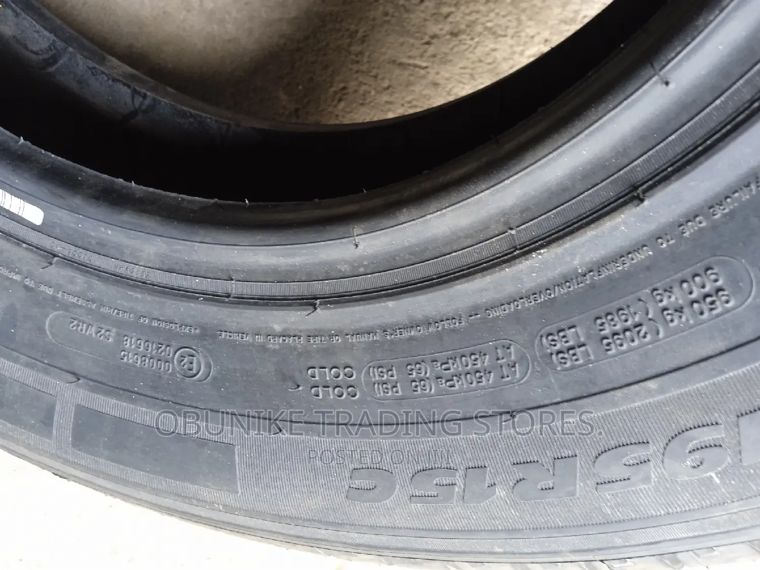 195r15c Michelin Tyre