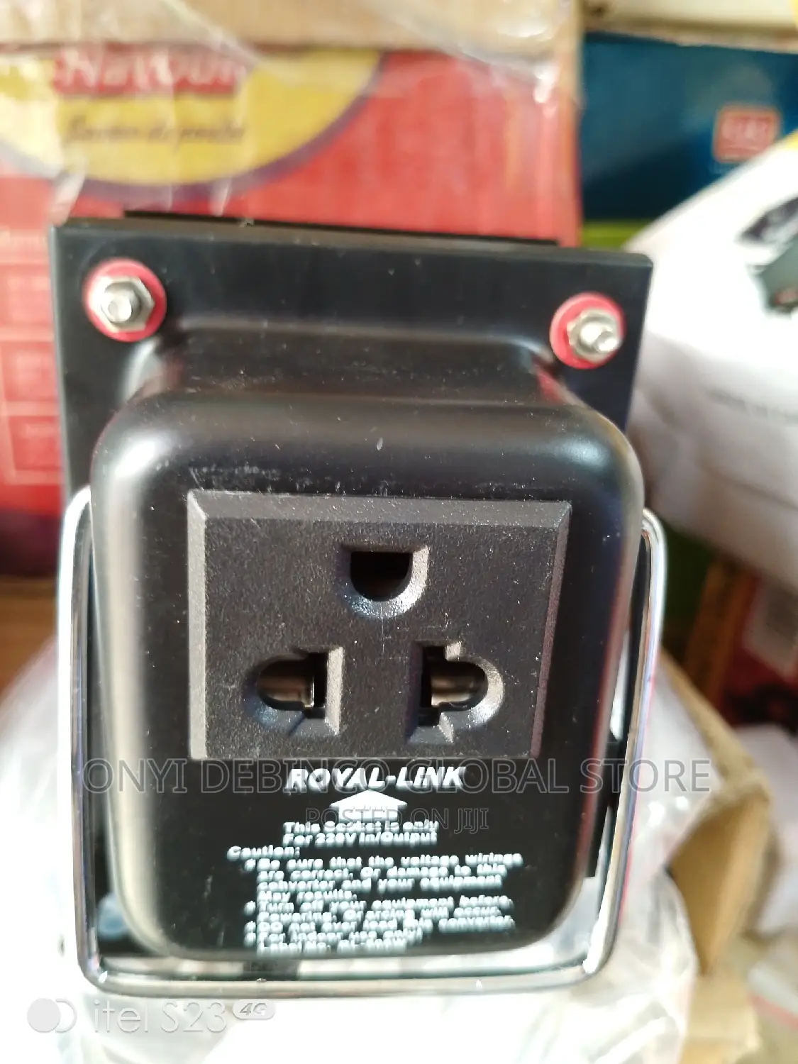Royal Link Step Up /Down Transformer 220v + 110v - 300w+500w