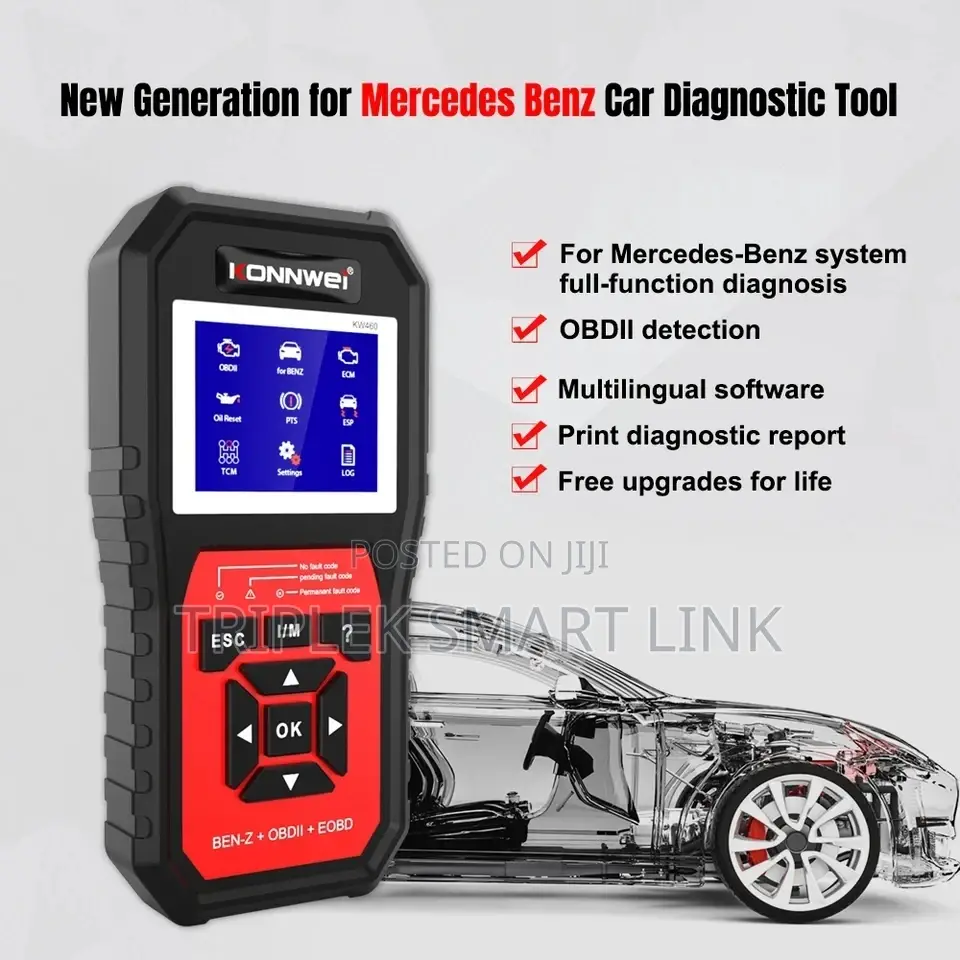 Konnwei Kw460 Mercedes Benz Full System Diagnostic Scanner+