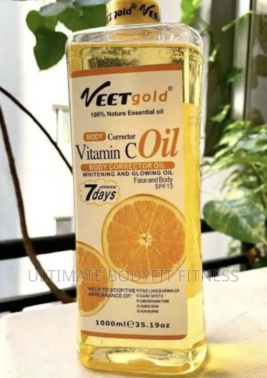 Brand New Veet Gold Vitamin C Face Body 7days Glowing Oil