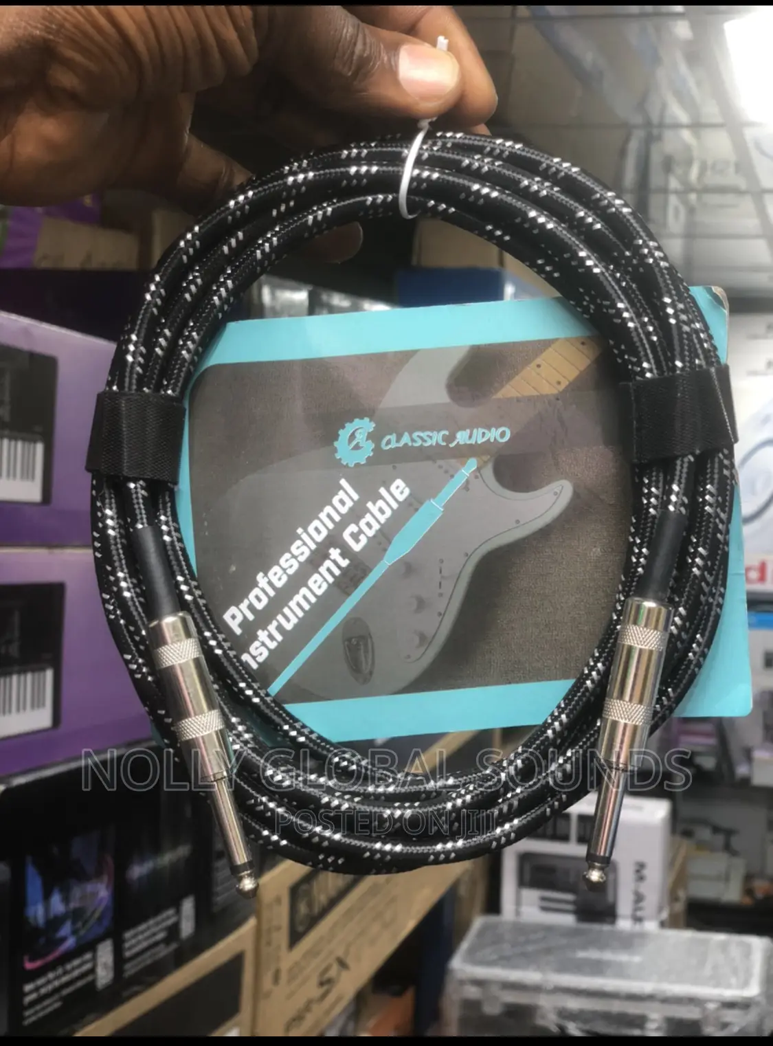 Audio Instrument Cable for Guitar,Keybord Etc 5miter Length