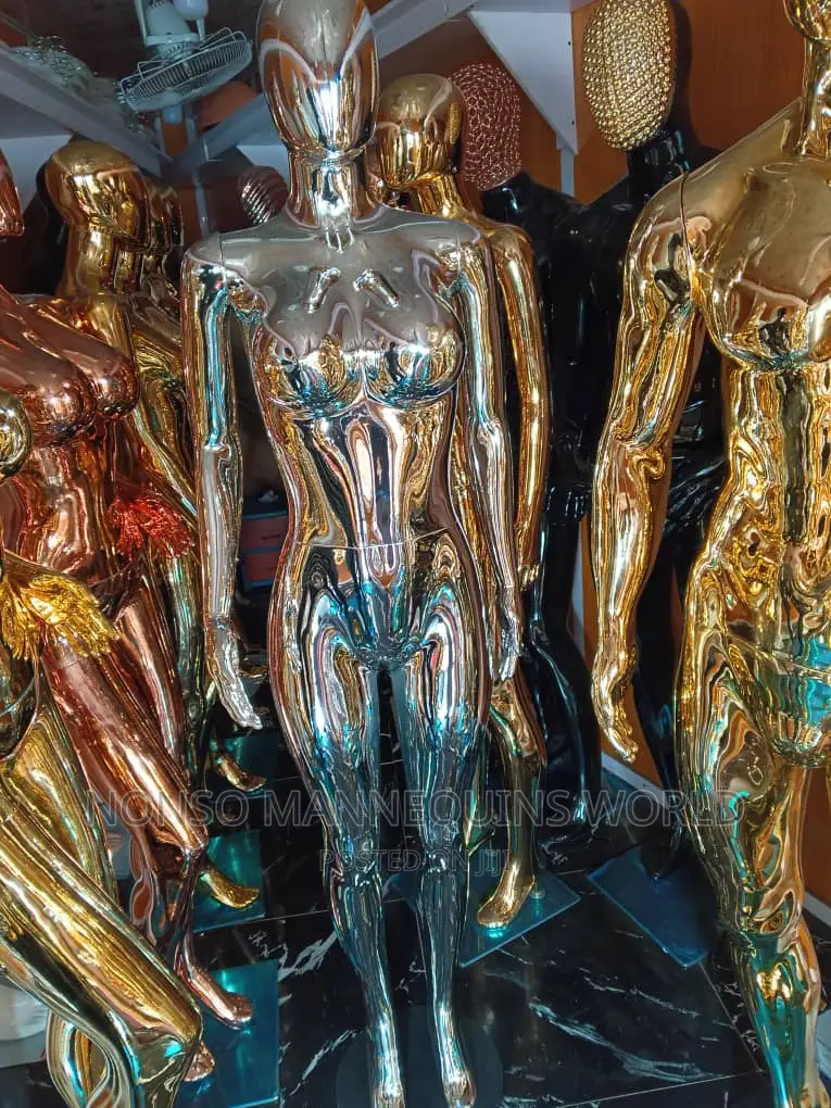 Silver Size 10 Female Faceless Dummy