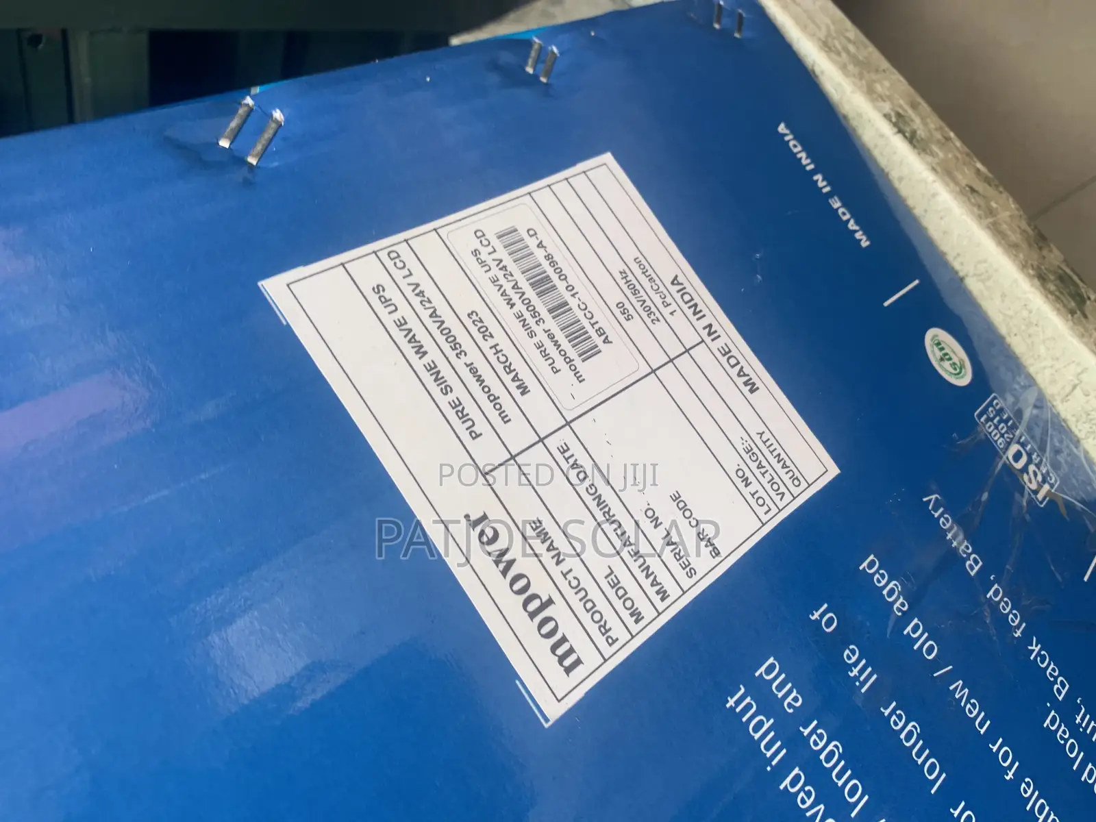Mopower Inverter 3.5kva 24v