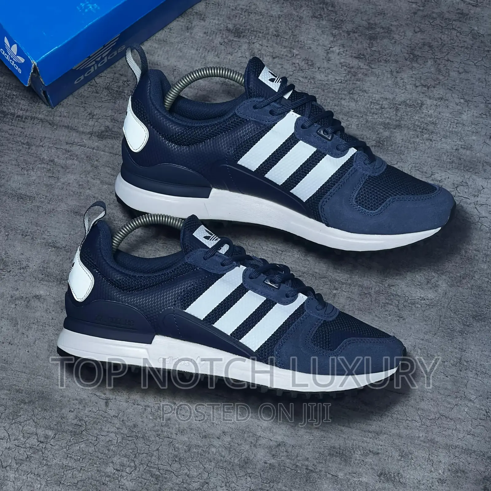 Original Adidas Zx700 Navy Blue/White* Men Women