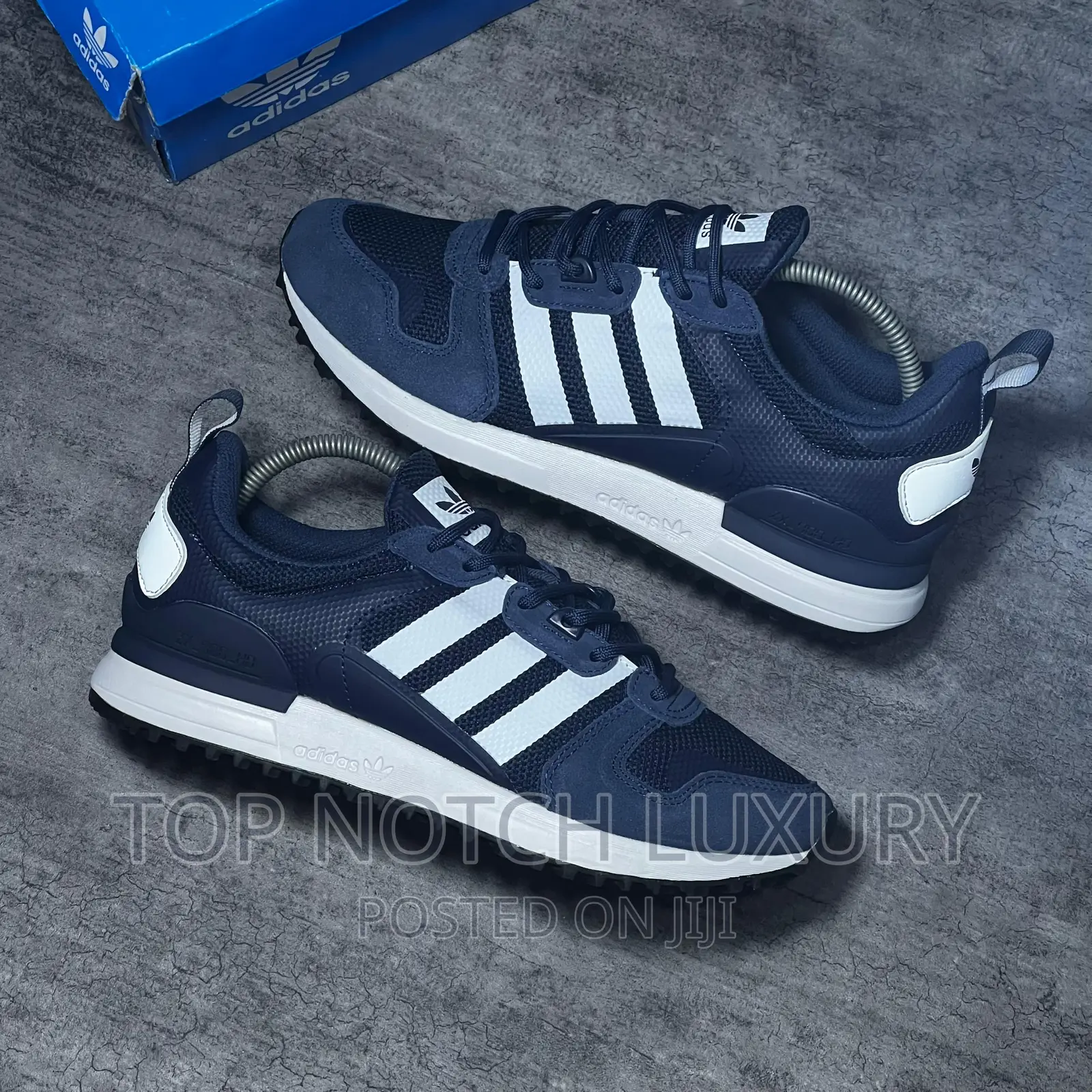 Original Adidas Zx700 Navy Blue/White* Men Women