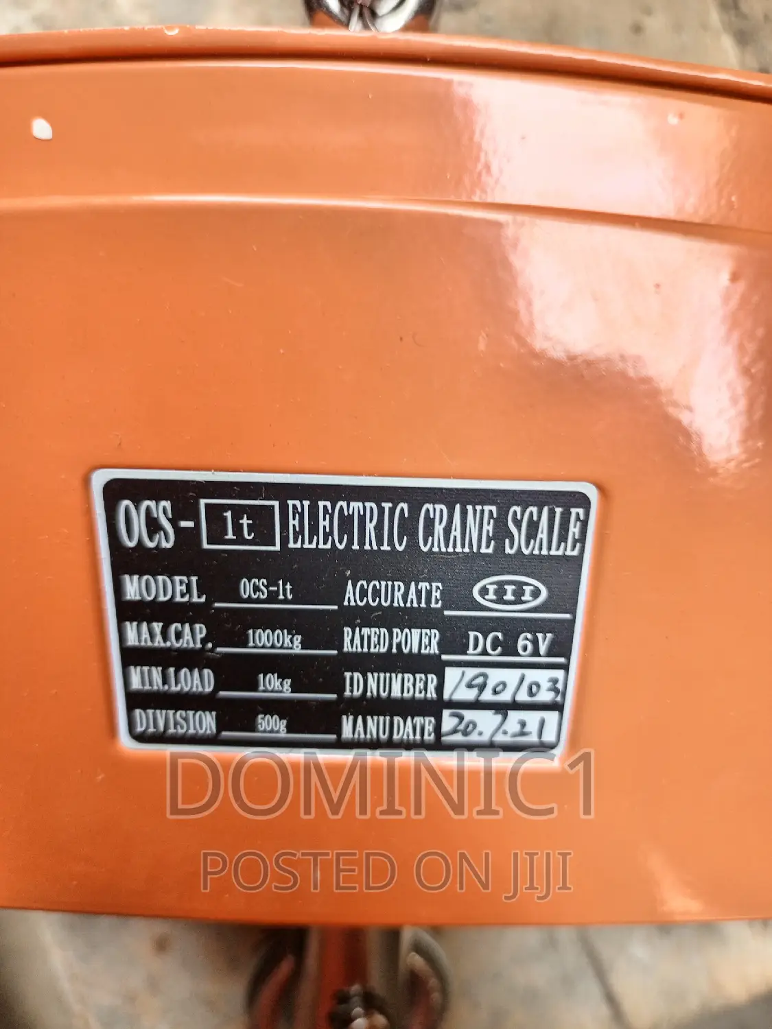 1000kg Heavy Duty Carne Hanging Scale