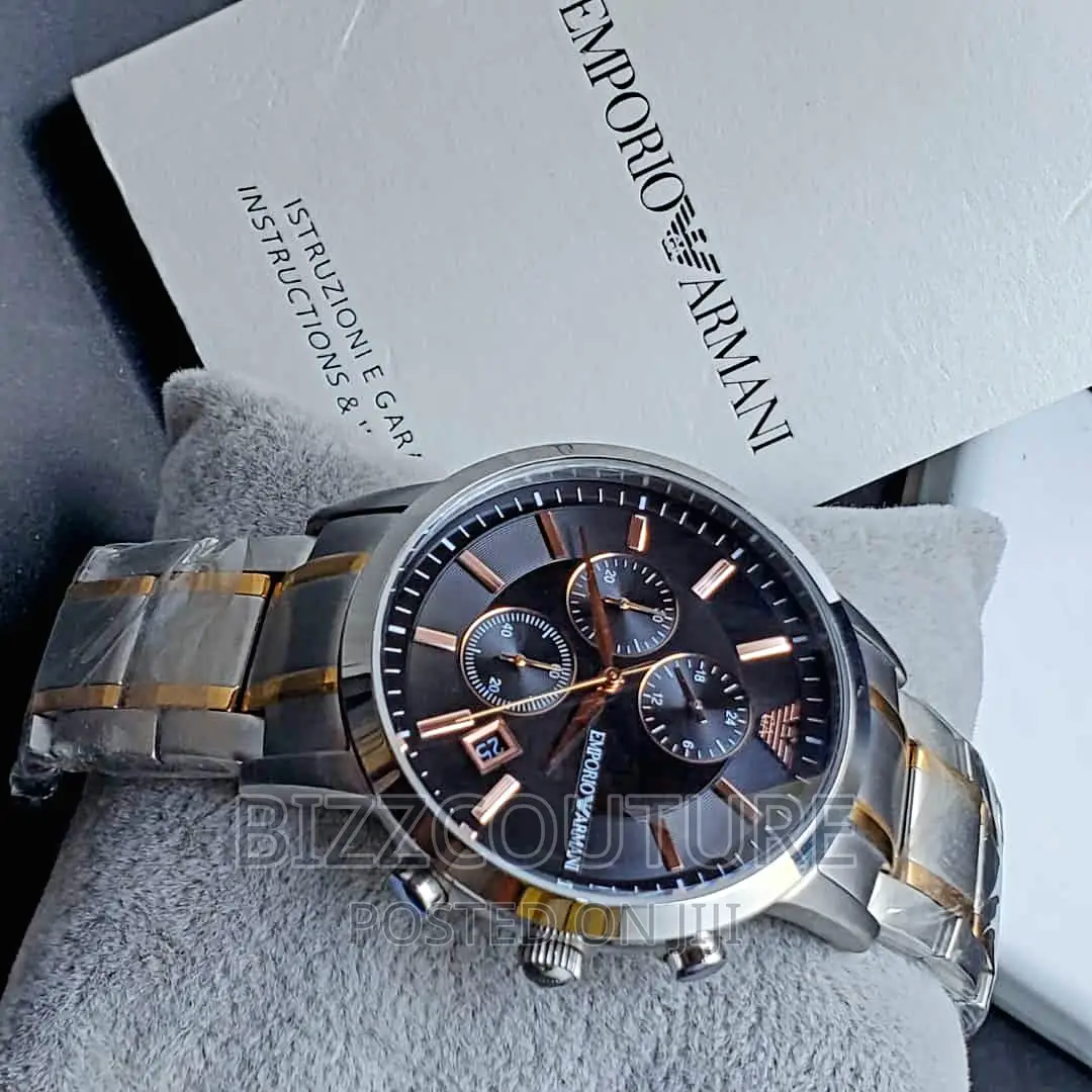 Original EMPORIO ARMANI Silver Chain Available in Store