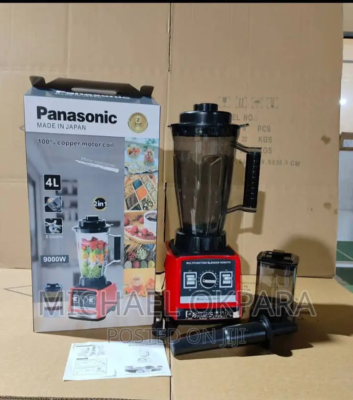4L Panasonic 9000 Watts Blender With 2 Cups
