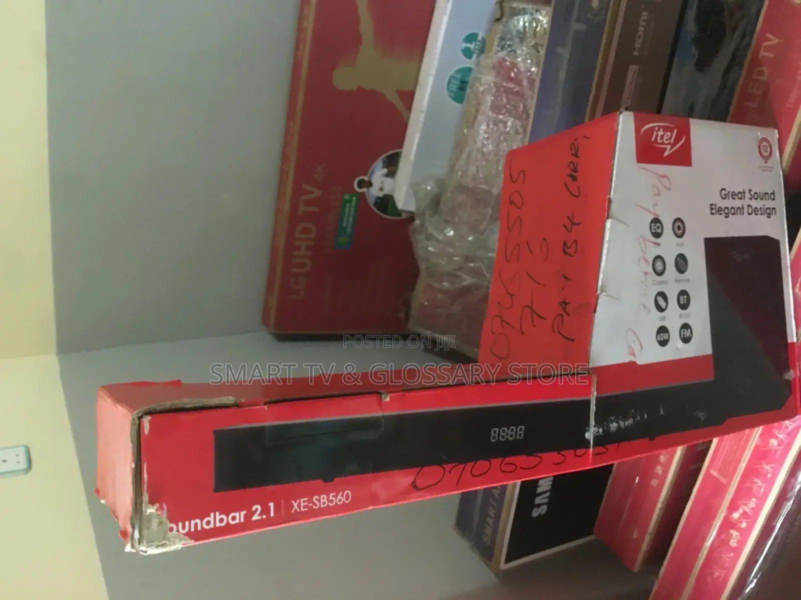 Itel XE-SB560 Sound Bar Distance (THD) Player