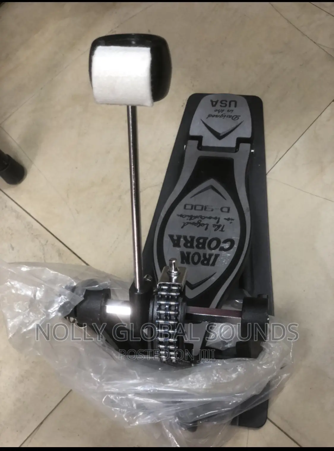 Professional Bass Drum Pedal (Iron Cobra Single)