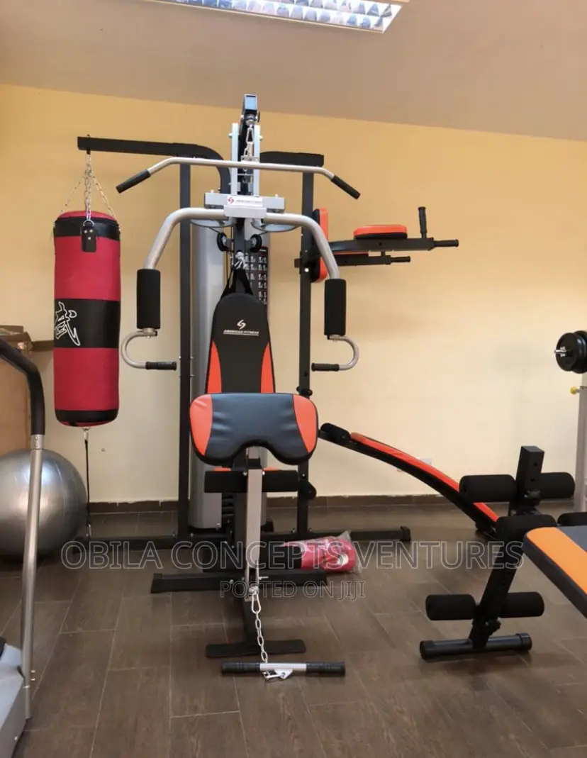 Semi Commercial Multi Station Gym With Sit Up Bench