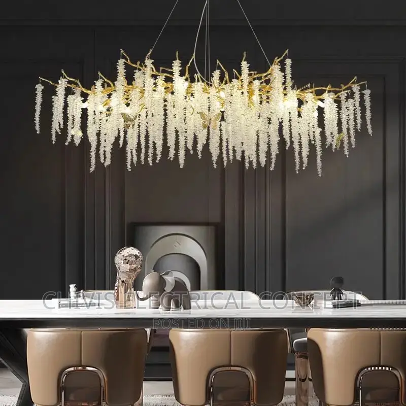 American Lustre LED Crystal Ceiling Chandeliers Living
