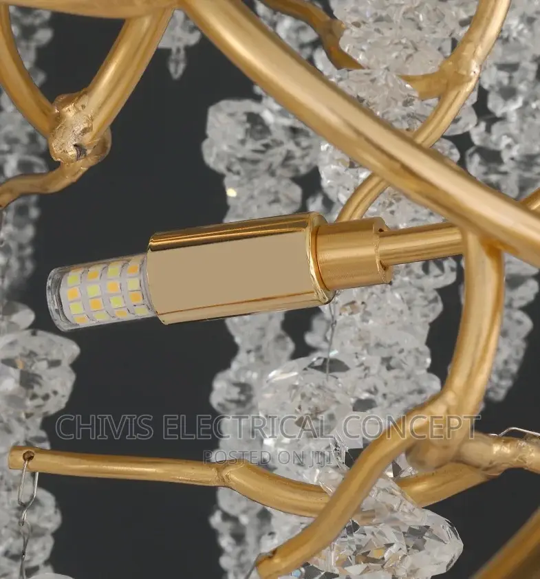American Lustre LED Crystal Ceiling Chandeliers Living