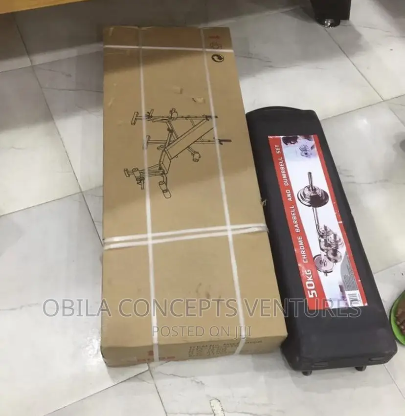 Weight Bench + 50KG Set