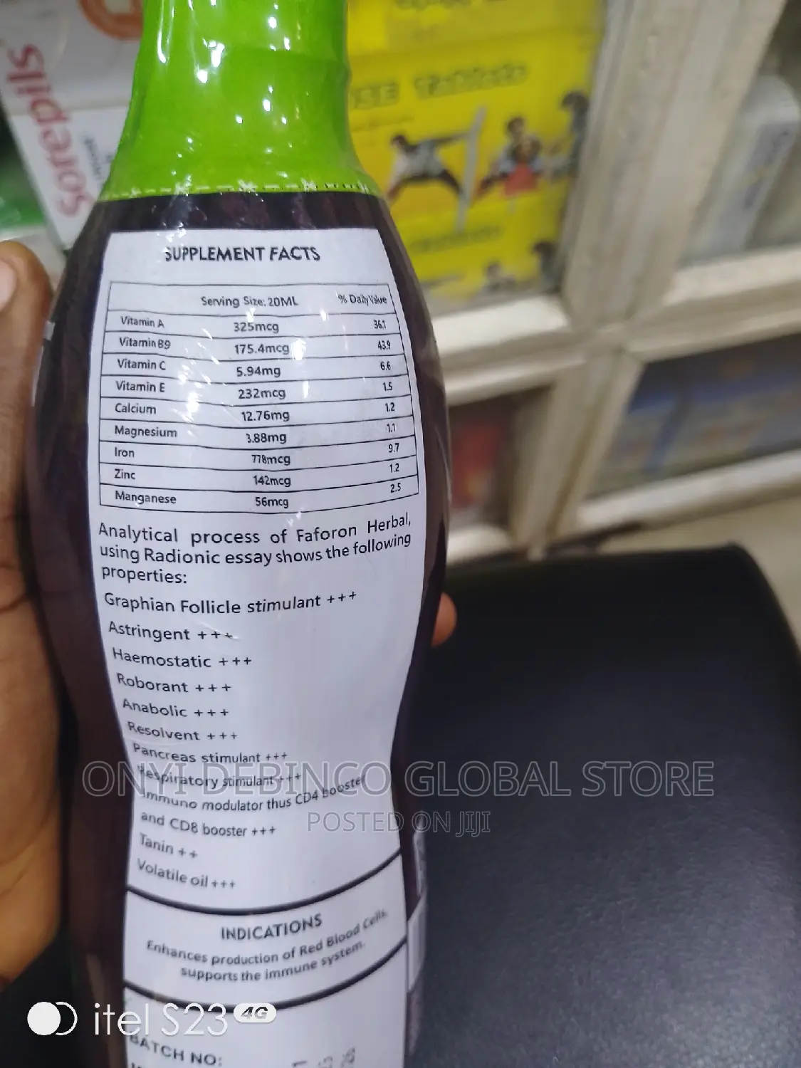 Fafor Life Faforon Herbal Stem Cell Dietary Supplement 540ml