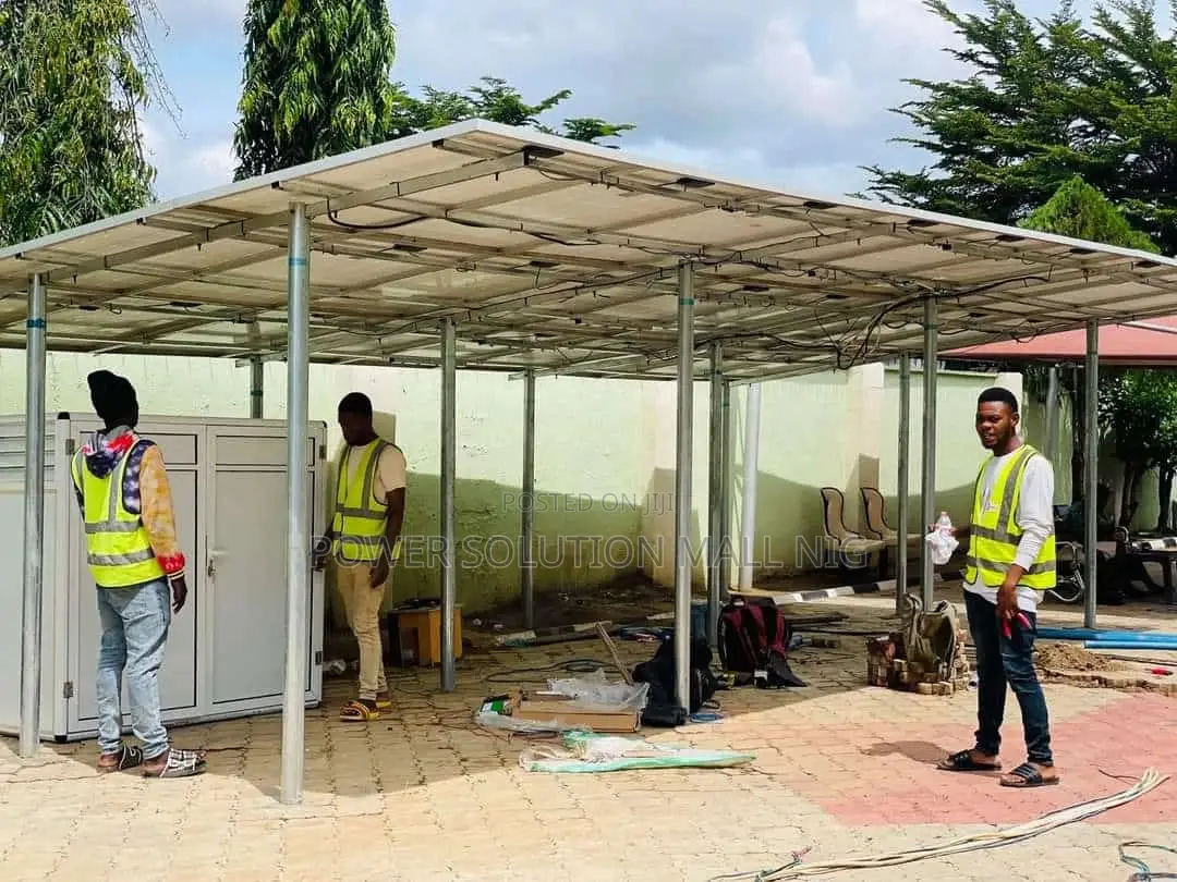15kva Solar Solution Installation With Solar Carport