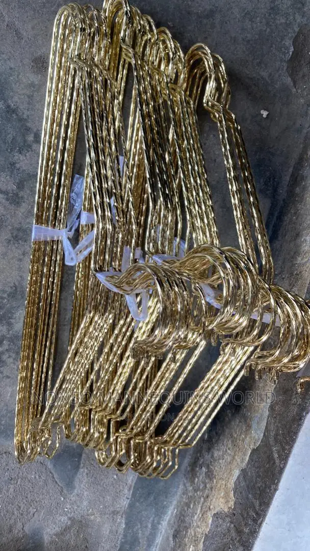 Twisted Gold Iron Hangers