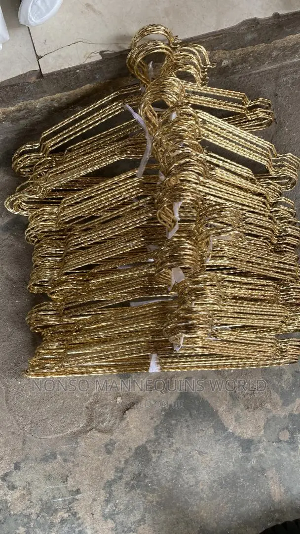 Twisted Gold Iron Hangers