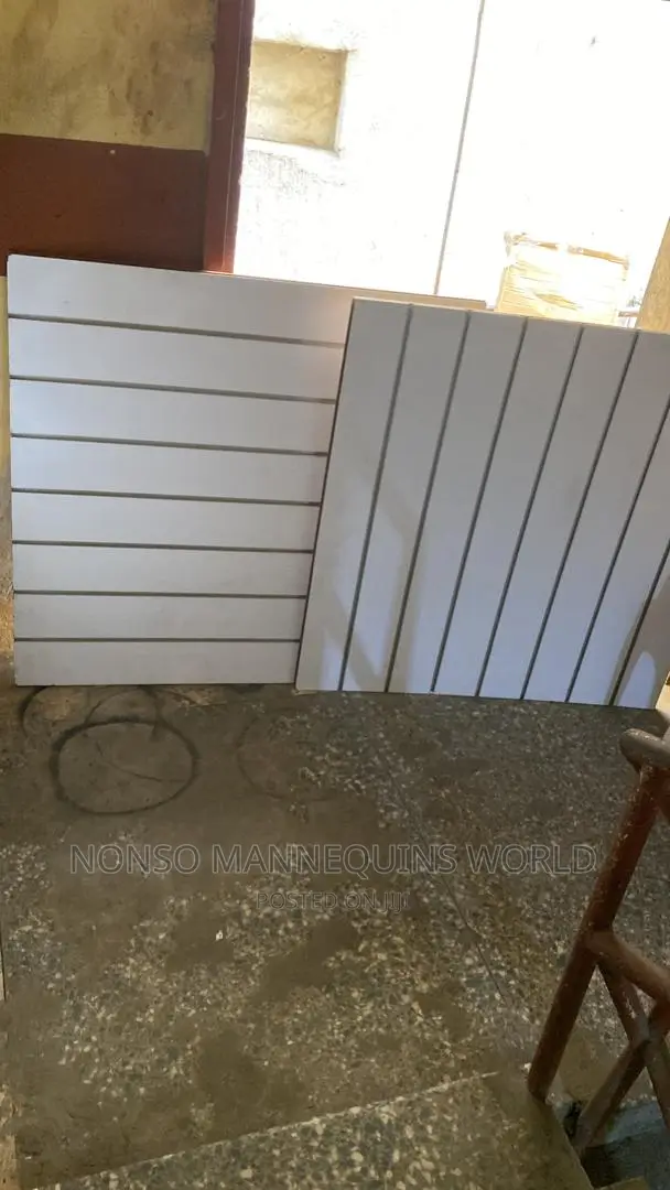 White Color Mdf Slat Wall Multi Purpose Board