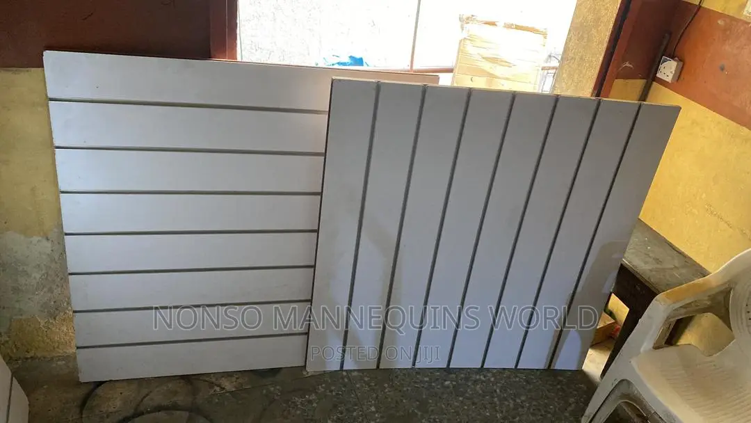 White Color Mdf Slat Wall Multi Purpose Board