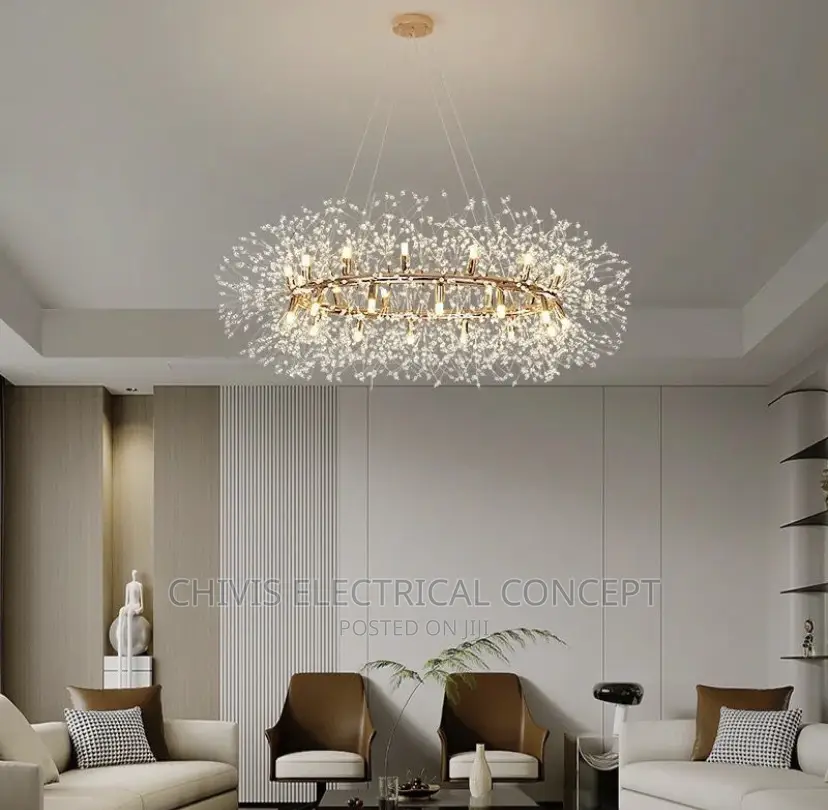 Modern LED Chandelier Lighting Dandelion Chandeliers Dinning