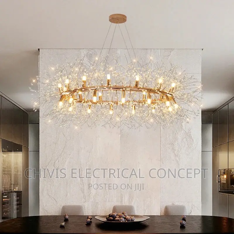 Modern LED Chandelier Lighting Dandelion Chandeliers Dinning
