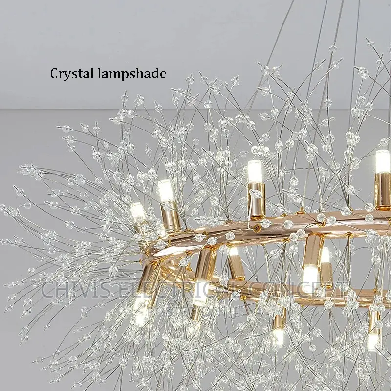 Modern LED Chandelier Lighting Dandelion Chandeliers Dinning