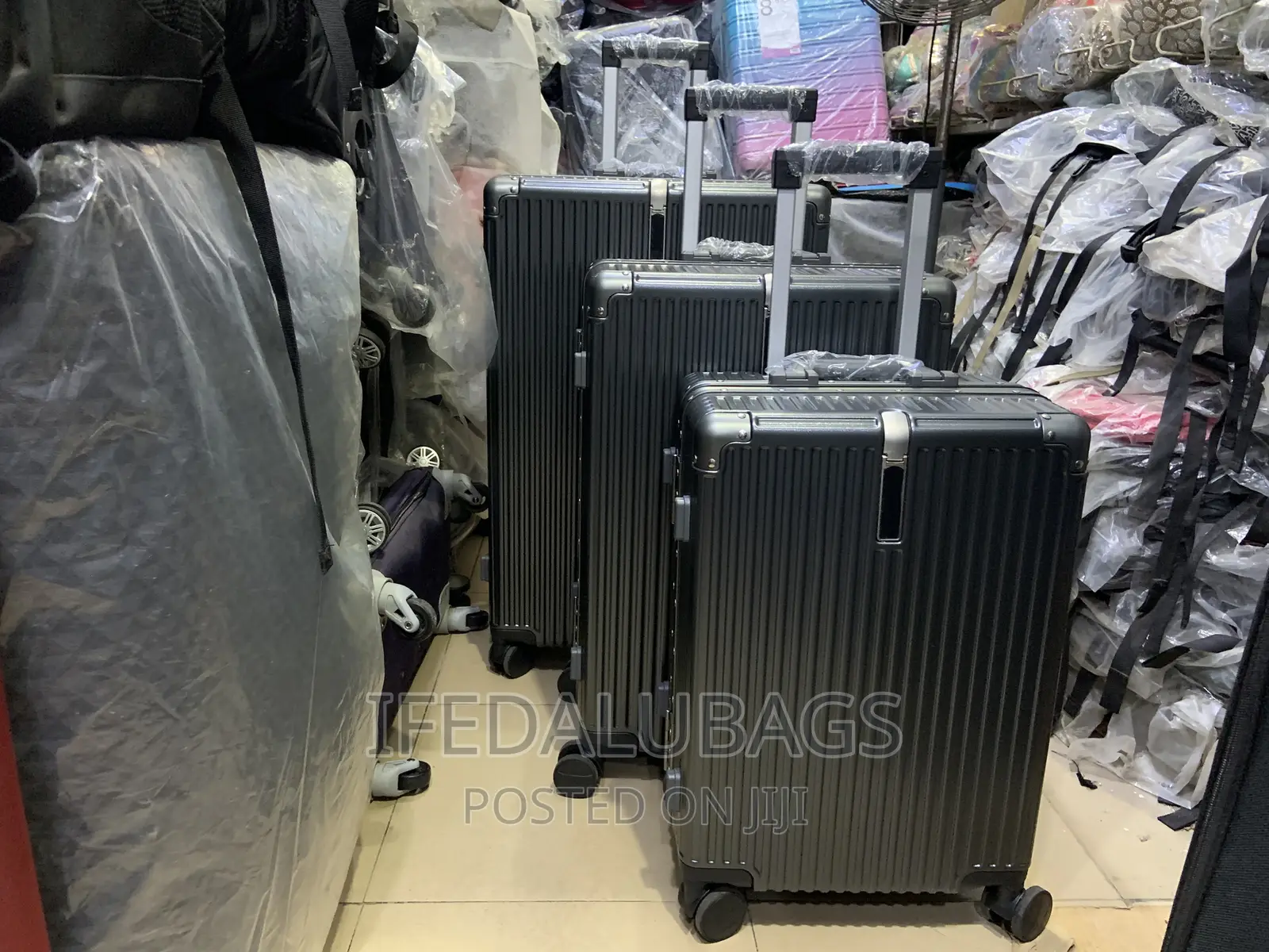 Set of Quality Imported Aluminum Frame Travel Luggage