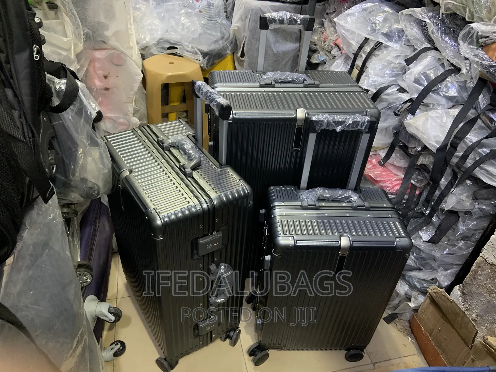 Set of Quality Imported Aluminum Frame Travel Luggage