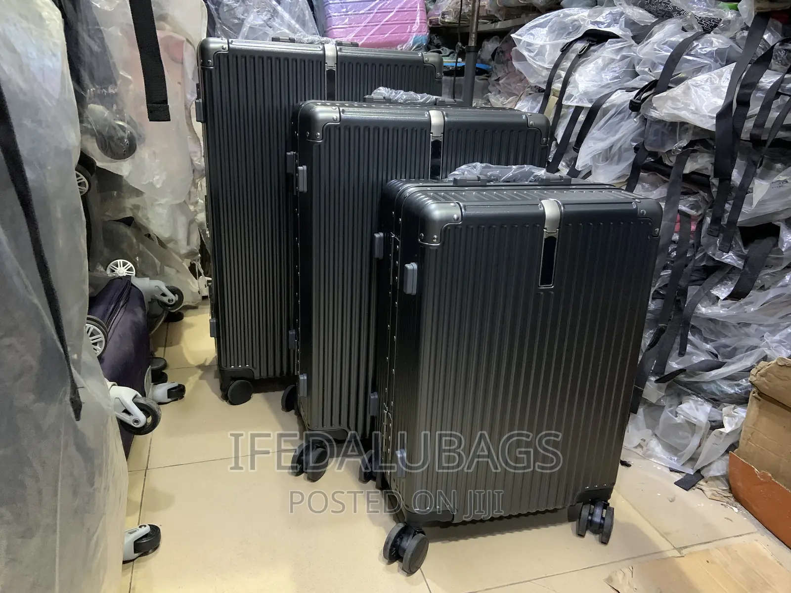 Set of Quality Imported Aluminum Frame Travel Luggage
