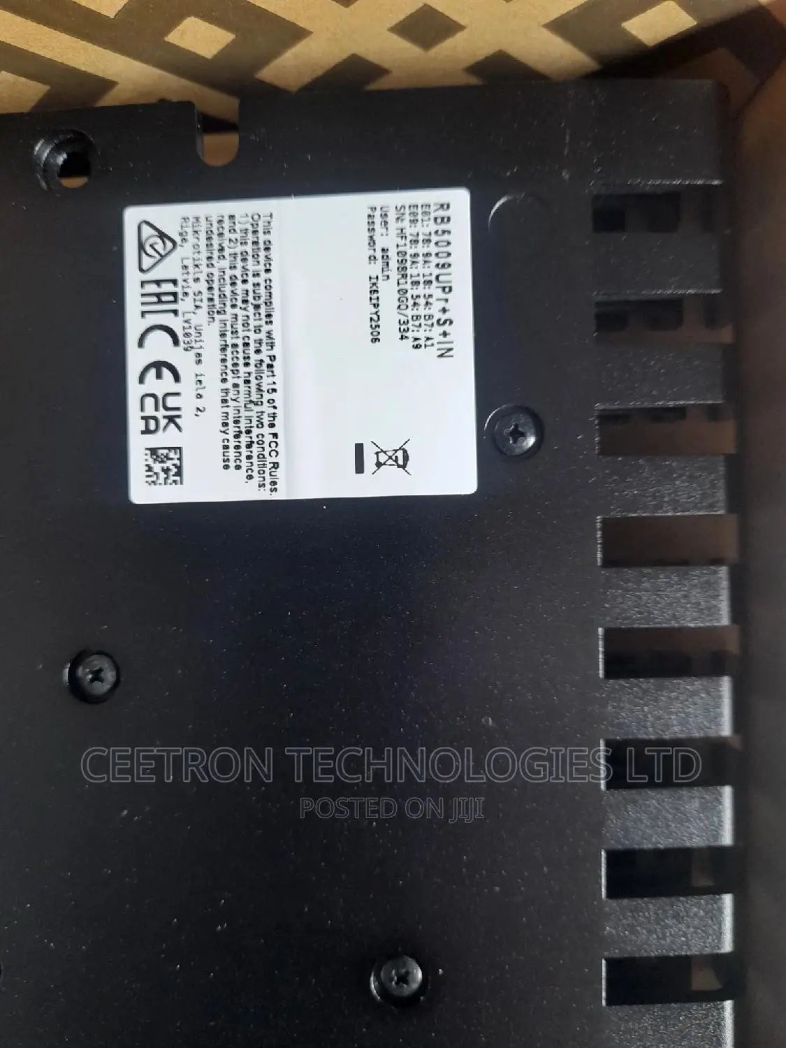 MIKROTIK Heavy-Duty Home Lab Router Rb5009upr+S+In