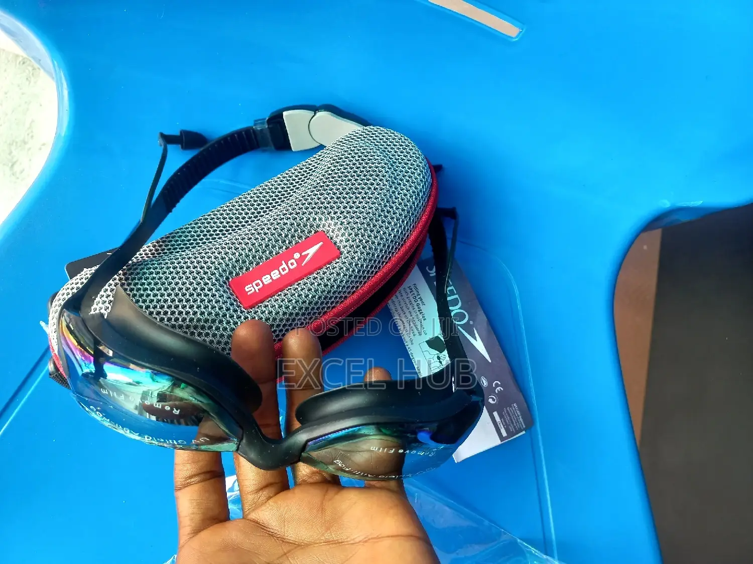 Speedo Elite Swimming Google With Earplug 5612