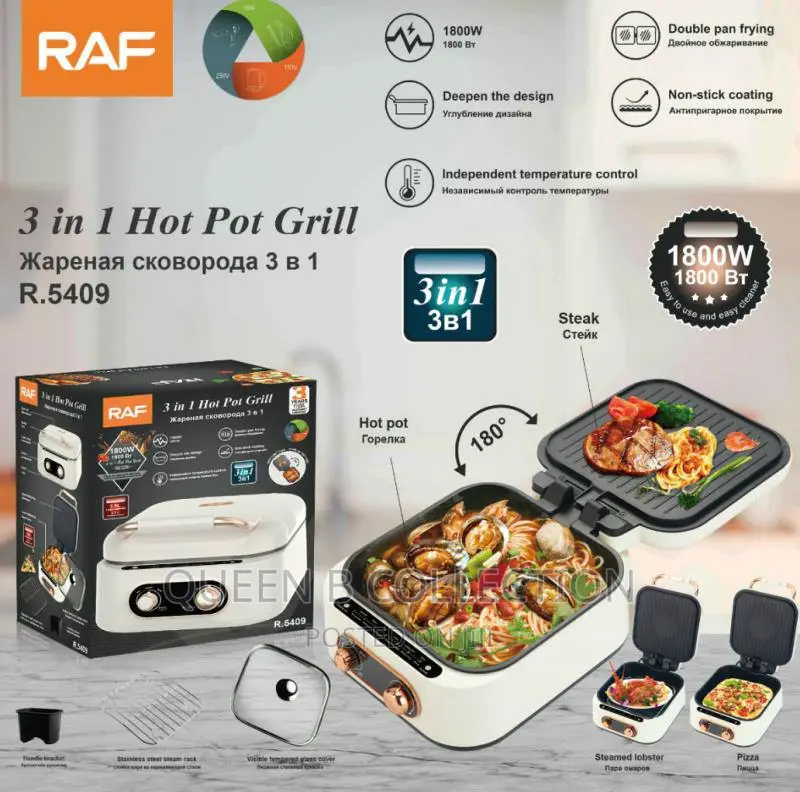 3-in-1 Multifunctional Electric Cooker.
