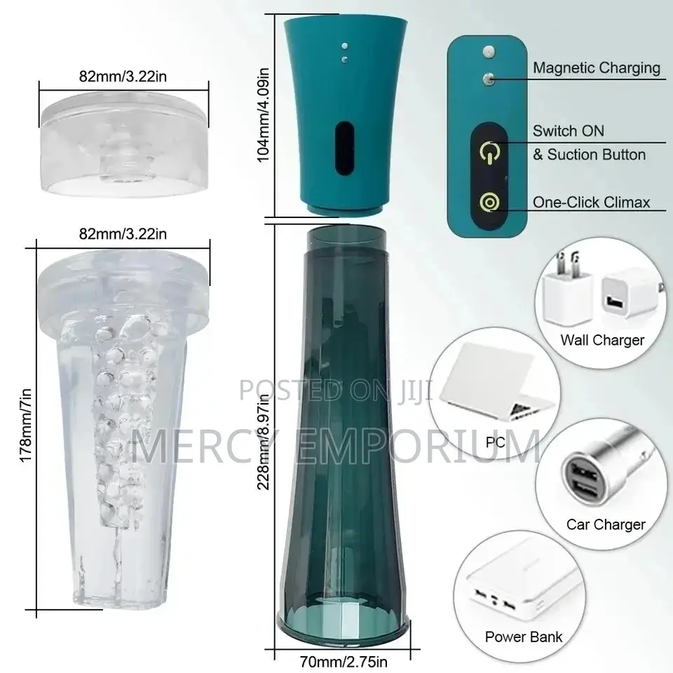 2in1 Penis Enlargement Pump Masturbator Makes U Bigger Enjoy