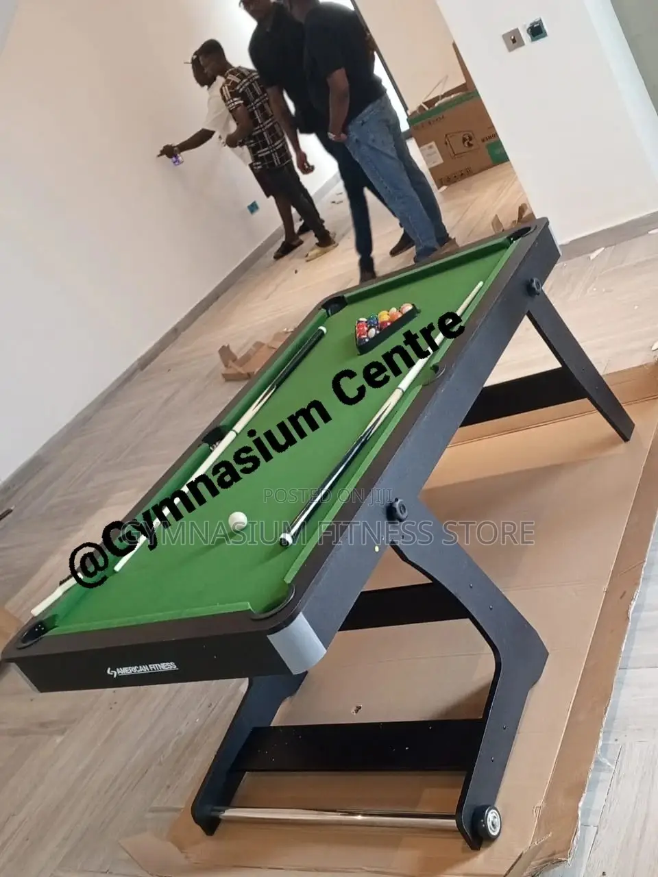 Foldable A Fitness Pool Table Green Xzs
