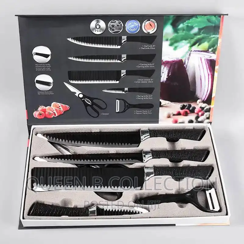 Sets of Kitchen Knives.