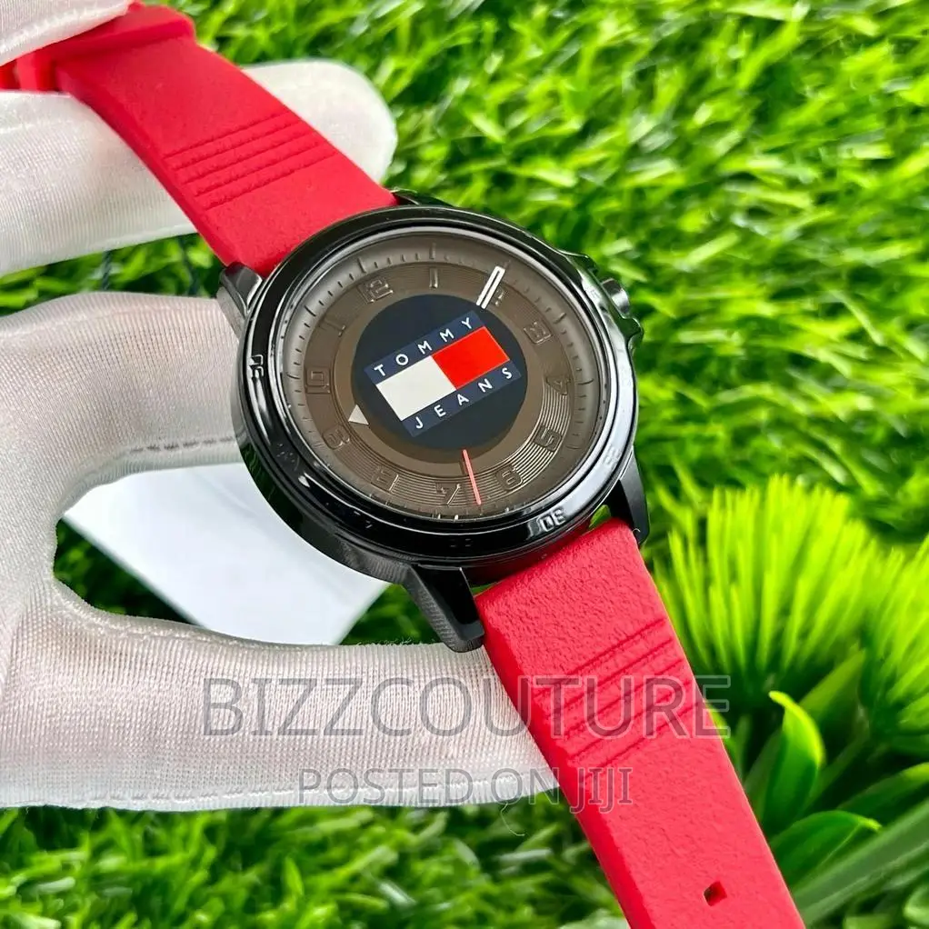 Original TOMMY HILFIGER Rubber Strap Watch Available Instore
