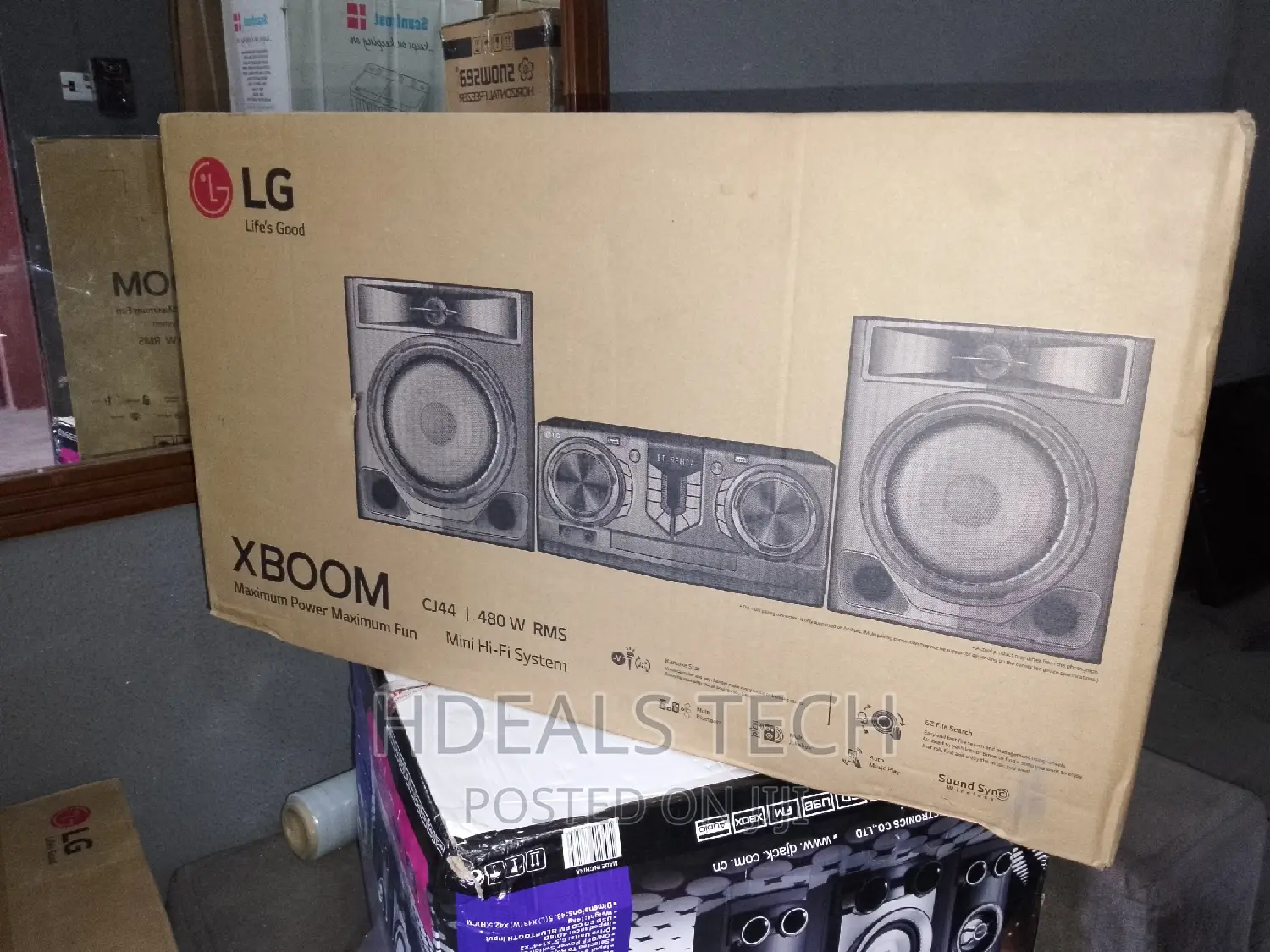 LG XBOOM CJ44 480watts With Karaoke Features