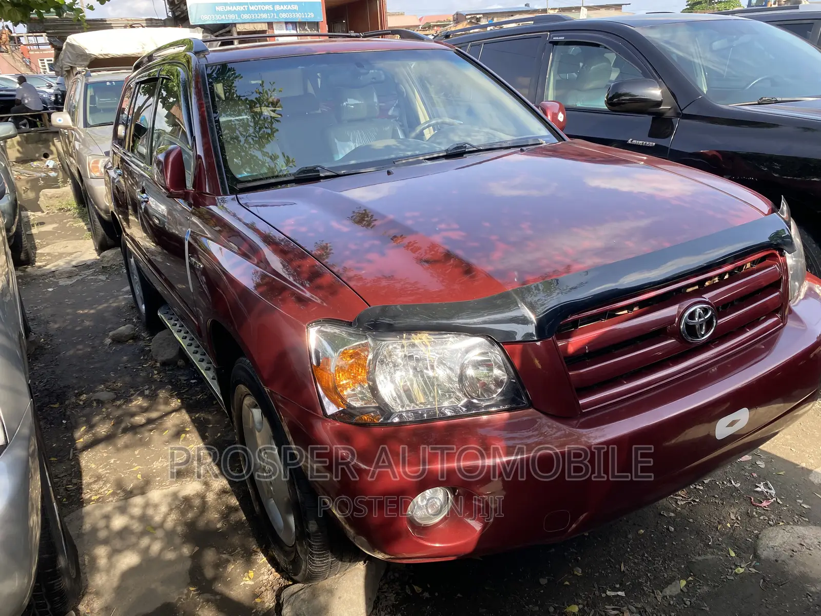 Toyota Highlander Limited V6 2007 Red