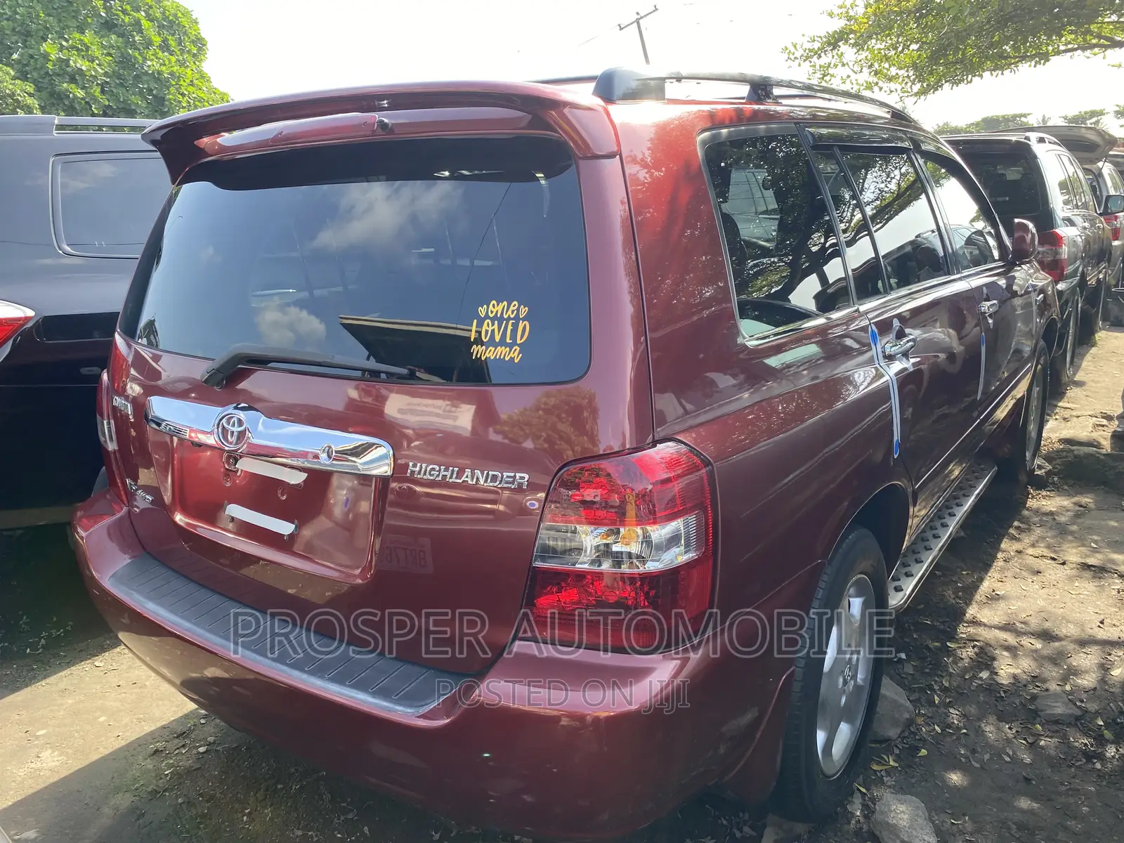 Toyota Highlander Limited V6 2007 Red