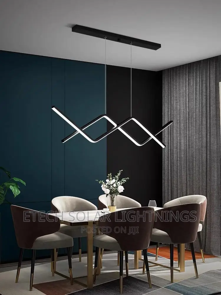 Exclusive Luxury LE D Black and White Dining Room Light