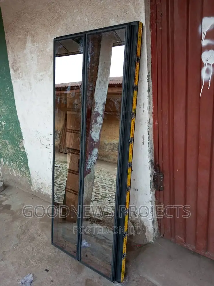 Frameless Aluminium Window With Burglary and Net